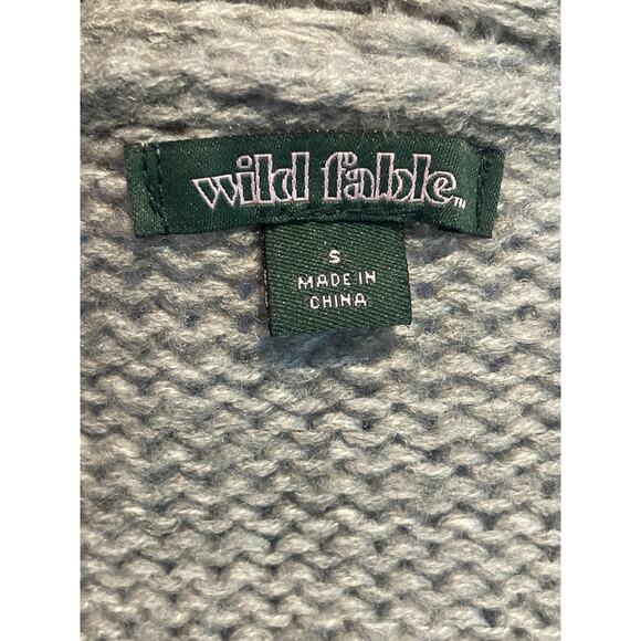 Wild Fable Cardigan Sweater Womens Small Gray Button-Up Casual Workwear - Picture 4 of 5